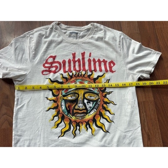 Sublime T-Shirt Orange Sun Old Navy Size Small EUC‎ - Picture 5 of 6